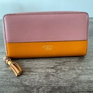 Gucci Japan Exclusive Colorblock Bamboo wallet